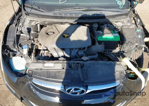 2013 Hyundai Elantra Gls/Limited из США, поврежденный, VIN KMHDH4AE4DU534897